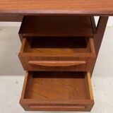 Gunnar Nielsen Teak Desk for Tibergaard, 1960s.
