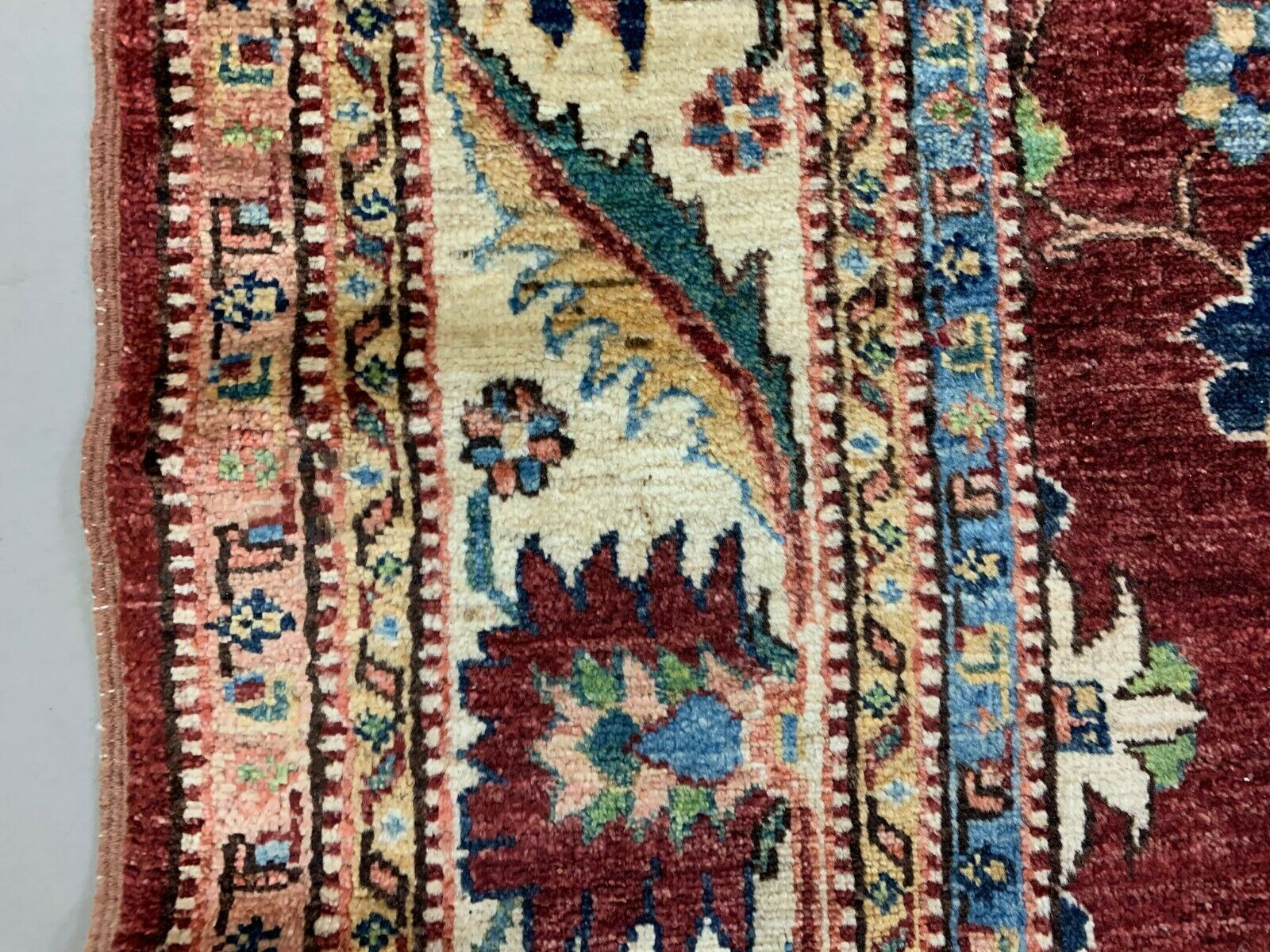 Large Afghan Wool Kazak Rug 290x200 cm Chobi, Very Fine