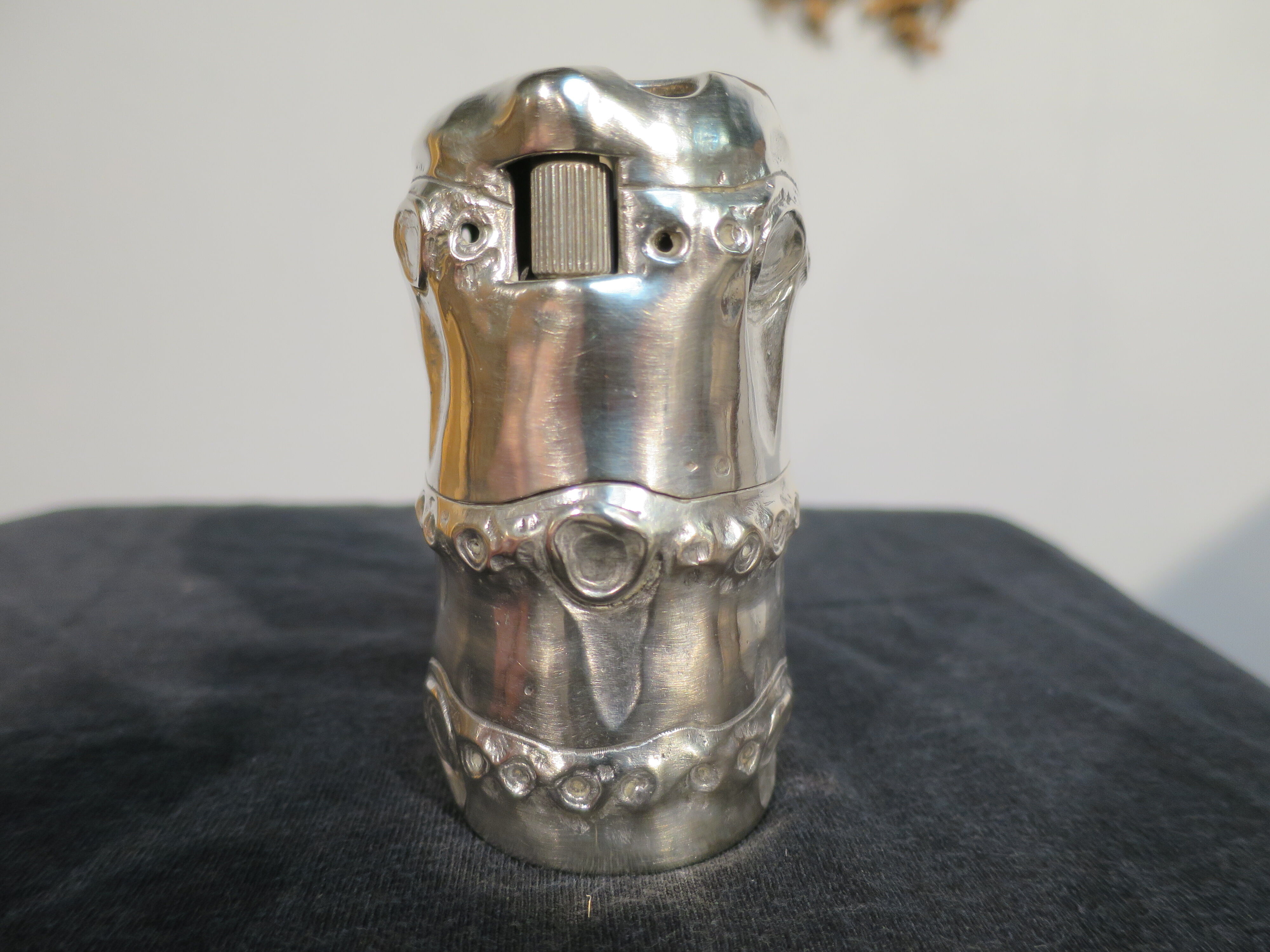 Silver Hermes lighter "Bambou"