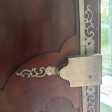 18th-century Bordeaux-style wardrobe in solid Cuban mahogany