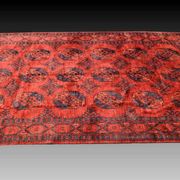Tapis d'orient Boukhara Turkmène Afghanistan : 350 x 255 Cm