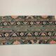 Distressed Turkish Rug 130x67 cm Vintage Shabby, Runner, Green, Brown Small