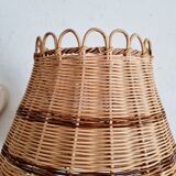 Antique rattan lampshade