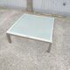 Table basse métal poli vintage 1950/1970