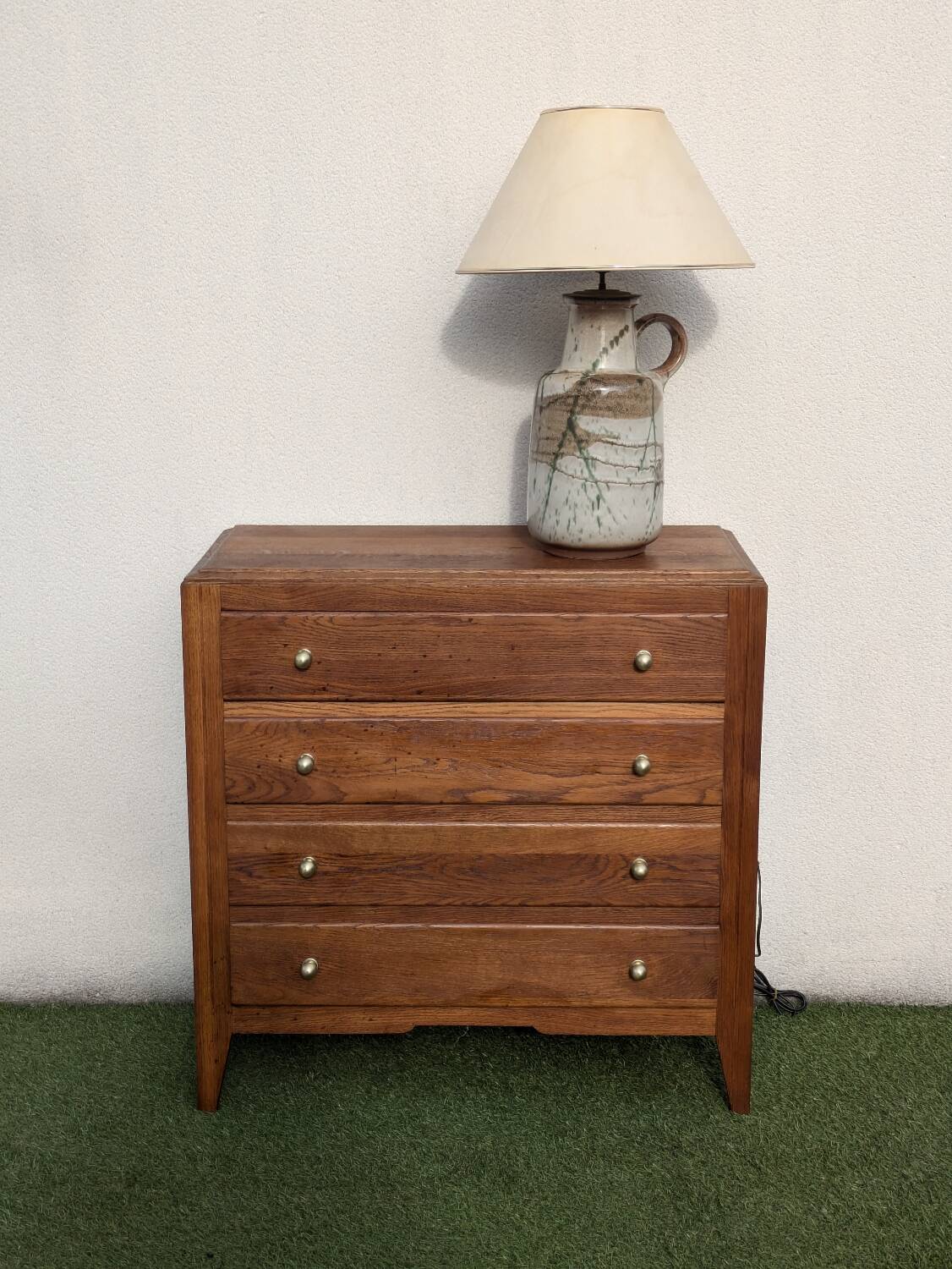 Vintage Ceramic Lamp, mid century Made in Germany