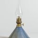 Pied de lampe a huile en grès signé Le Don Suzy Atkins 80s