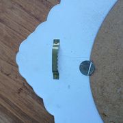 Miroir ovale avec cadre blanc 