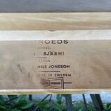 Scandinavian extendable dining table "bjarni" by nils jonsson for troeds - 1960