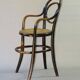 Chaise de bébé haute, Thonet 1890, bistrot, cannée