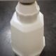 Old white porcelain bathroom wall light art deco 1930 opaline tulip