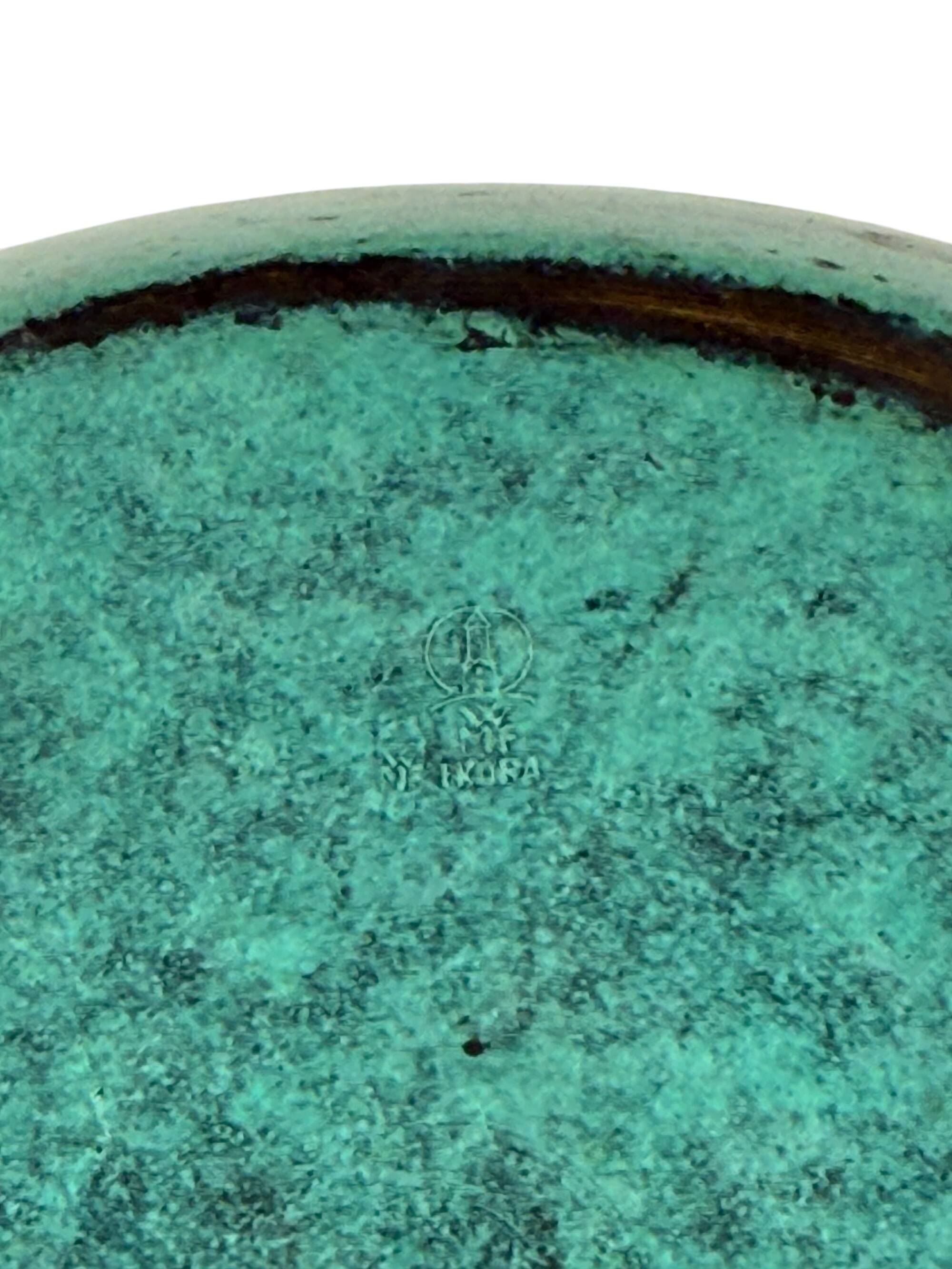Art Deco green vase / potiche Ikora series, Paul Haustein, WMF Germany ca.