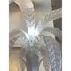 Vintage Opalino Palm Tree Murano Glass Floor Lamp in the Style of Napoleon Martinuzzi