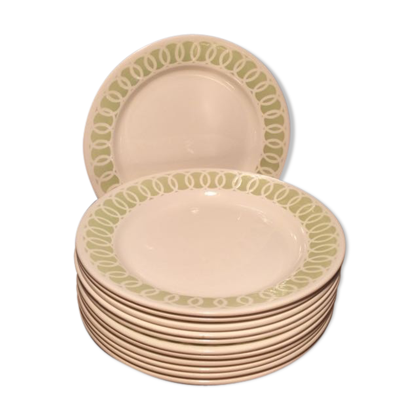 Suite of 12 plates Les Salins