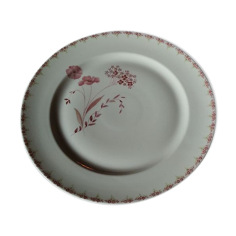 Round service dish Jammet Seignolles Nerine Limoge