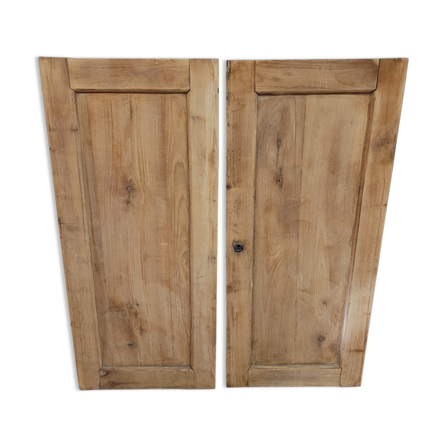 Paire de portes ancienne en merisier