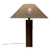 Large rosewood lamp 1950 "scandinavian design".