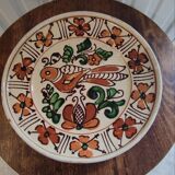 Ceramic plate Mathé Dénes pottery Korond