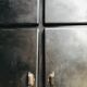 Rounded metal cabinet