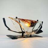 Vintage brutalist wall lamp, Italy, 1970s