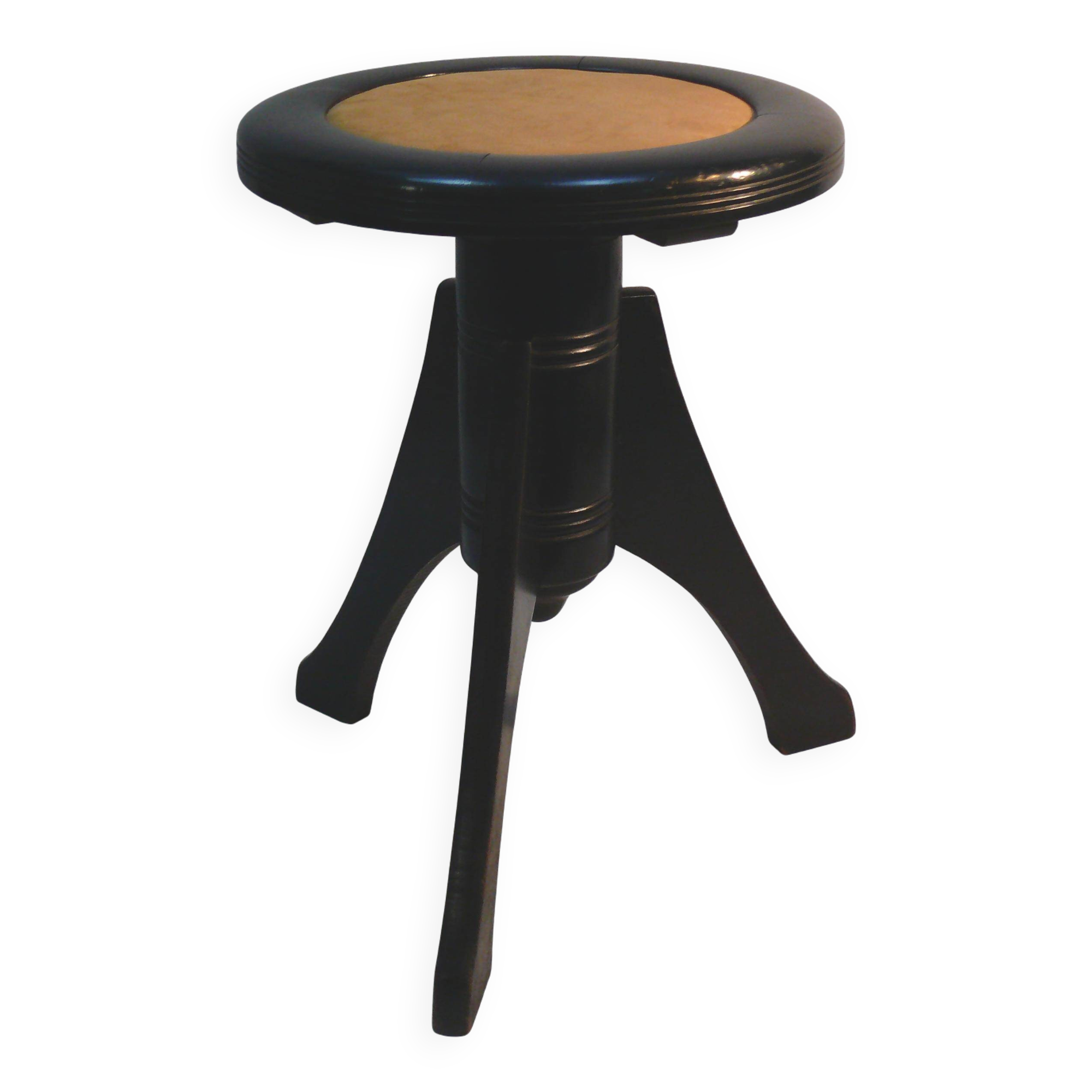 Art Nouveau Piano Stool, Swivel Stool, Stool - around 1920