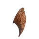 Wicker basket cornucopia