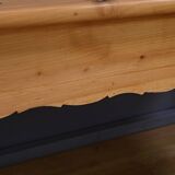 Farmhouse table in blond cherry, Louis XV style – 2nd part of the 19th century