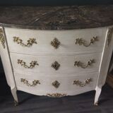 Patinated chest of drawers Louis XV style