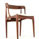 Set of 10 Johannes Andersen chairs for Uldum Møbelfabrik - Danish design