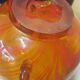 Glass vase 1970