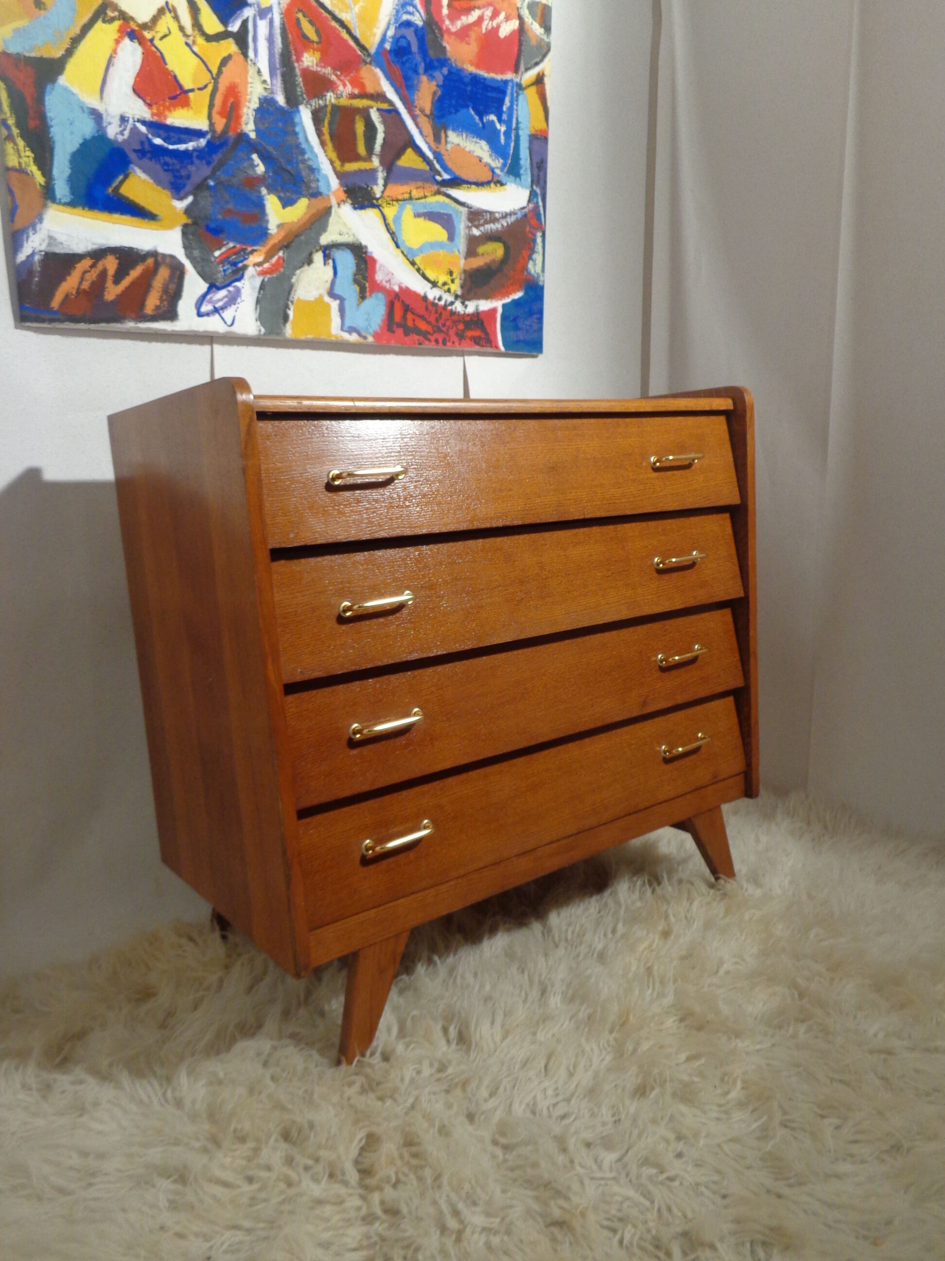 Dresser vintage 50s compass feet