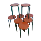 Lot of 8 stools