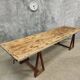 Antique trestle table XXL garden table 89 x 308 cm