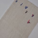 Handwoven Vintage Hemp Hallway Runner sku3921