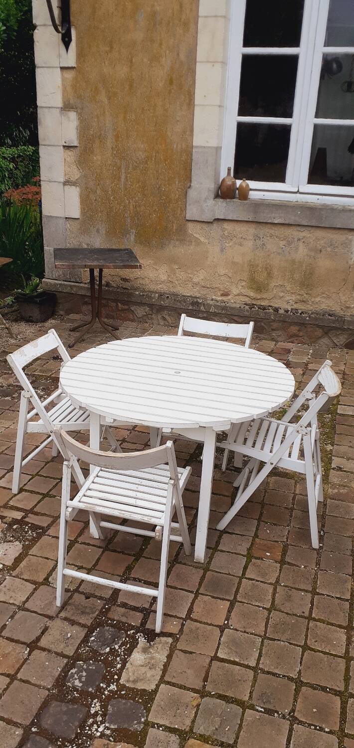 Vintage 60s wooden garden furniture