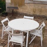 Vintage 60s wooden garden furniture