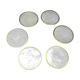 Set of 6 mother-of-pearl coasters
