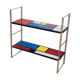 Floor string style piet mondrian gold studs. rare 47x49x16