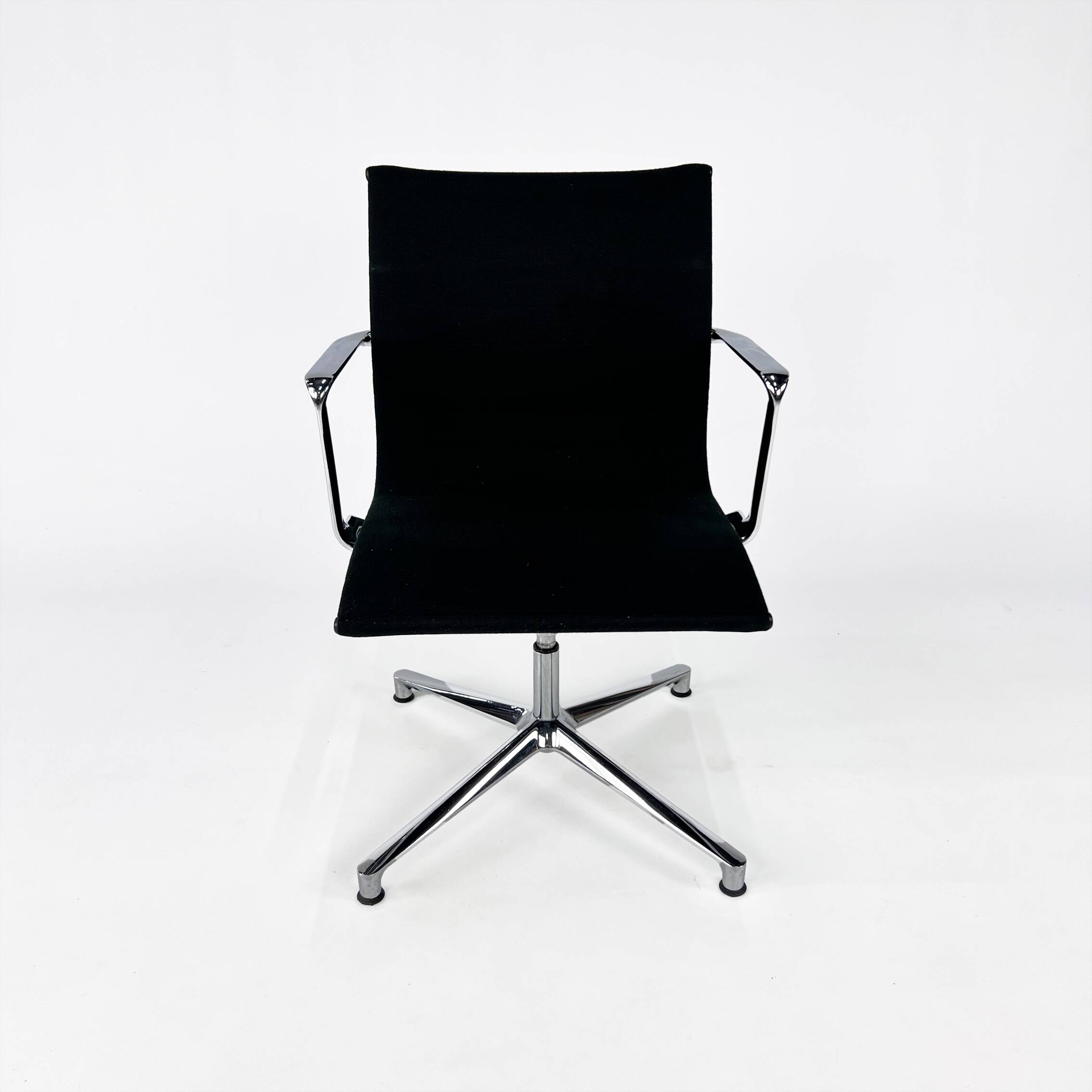 Italian-designed ICF UNA 708LC aluminum office chairs, 2000s
