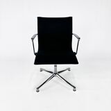 Italian design icf una 708lc aluminium desk chairs, 2000s