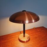 Large copper desk lamp, 1950s