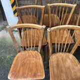 (Lot) 13 Stamped Baumann Chairs