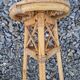 Vintage wicker stool