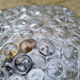 Plafonnier applique "Bubble" Héléna Tynell années 60