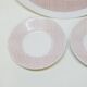 Pie Dish + 2 Vichy Porcelain Cups Philippe Deshoulières Lourioux