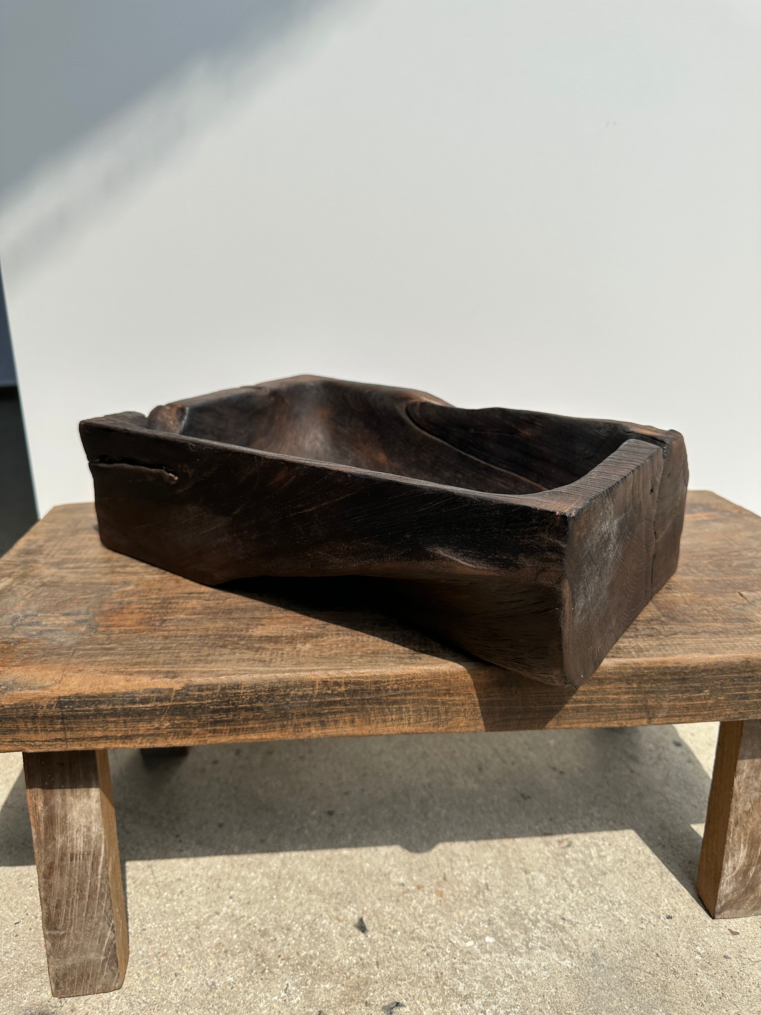 Asian teak empty pocket