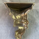 Small wall console in Rococo style in bronze