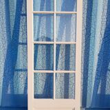 Lot of a double oak glass door