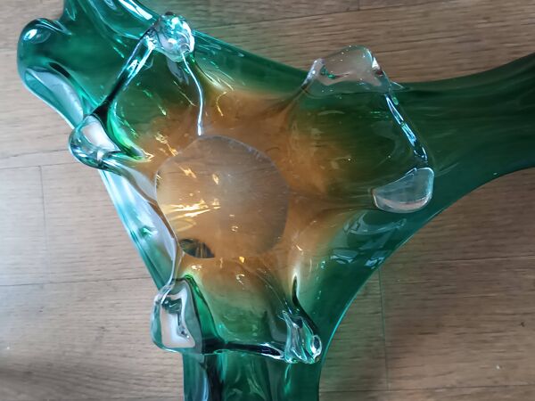 Grand centre table verre de Murano années 1950