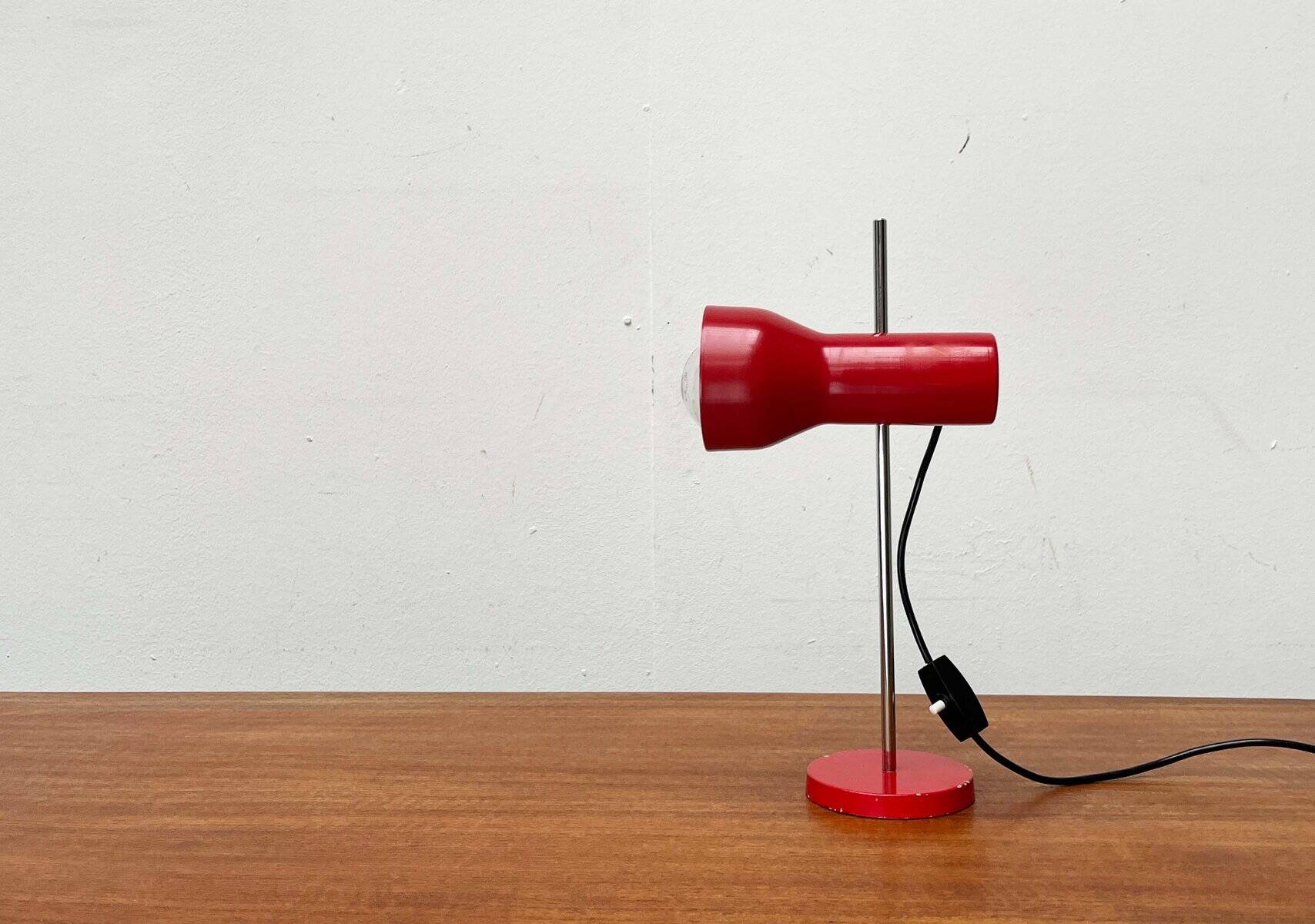 Swiss modern table lamp from the mid-century space age, 1960s.