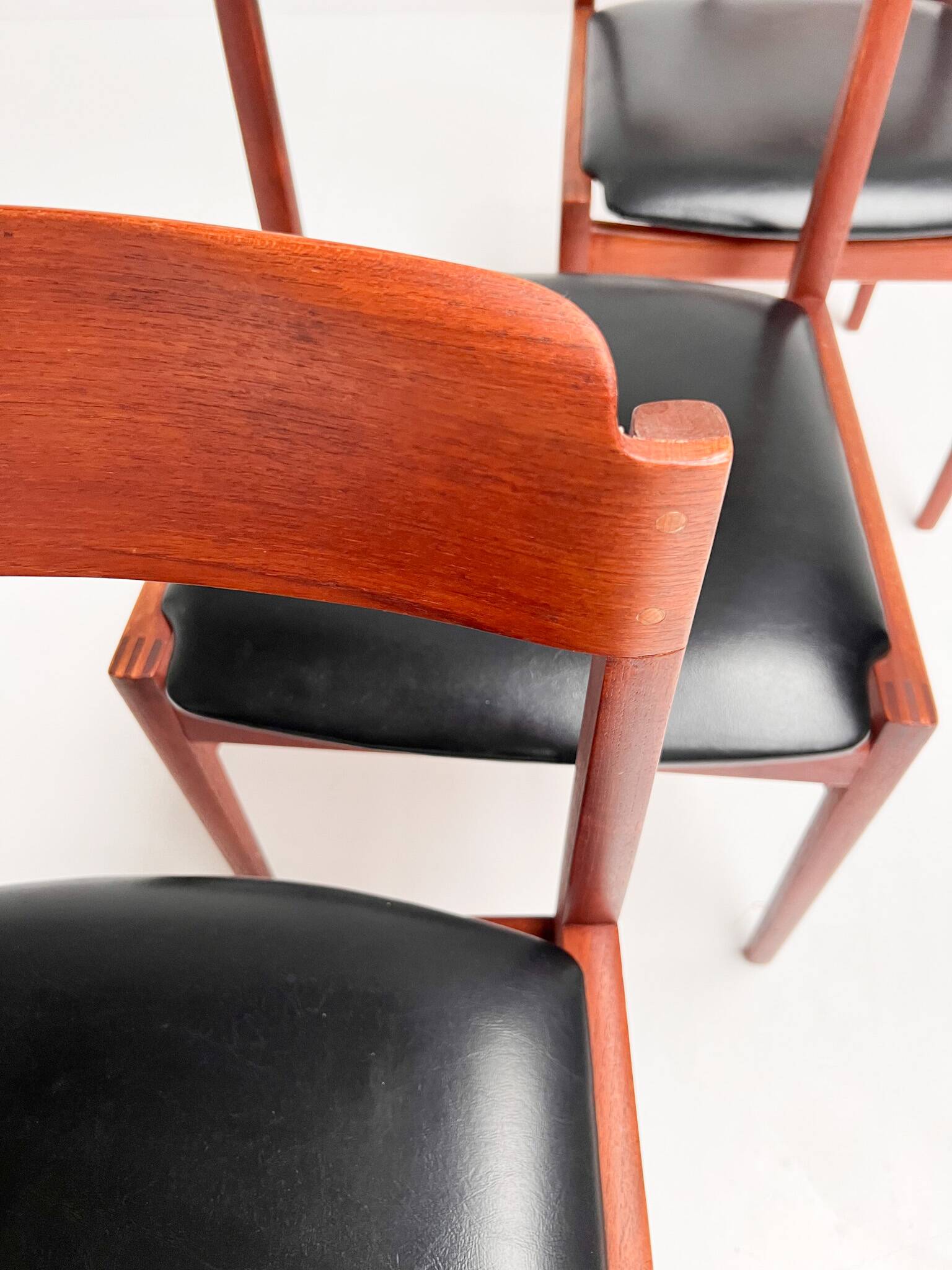 Set Mid Century Danish dining chairs attributed to Korup Mobelfabrik, 1960s